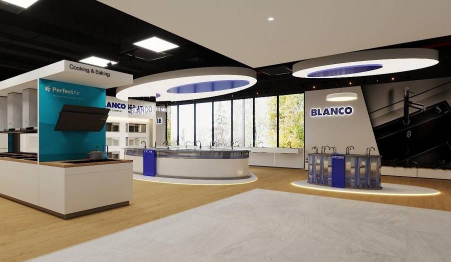 Thiết kế nội thất văn phòng Showroom Bosch 