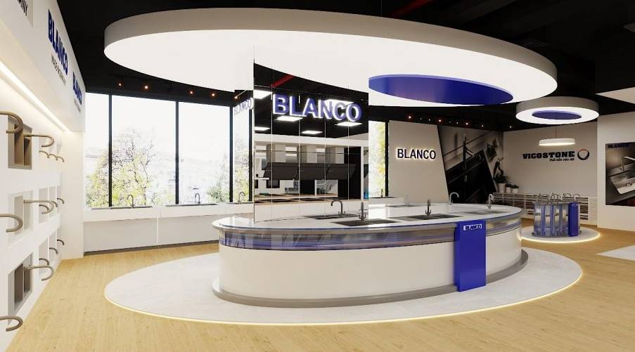 Thiết kế nội thất văn phòng Showroom Bosch 