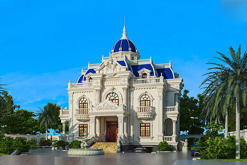 Bộ sưu tập mẫu thiết kế biệt thự lâu đài vạn người mê