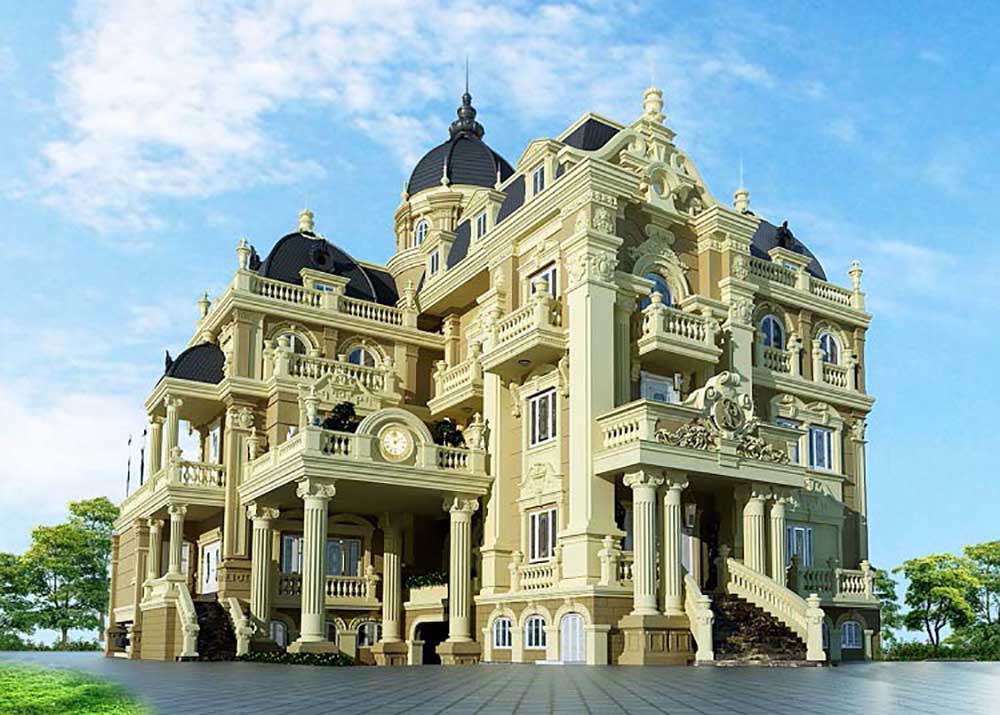 Bộ sưu tập mẫu thiết kế biệt thự lâu đài vạn người mê