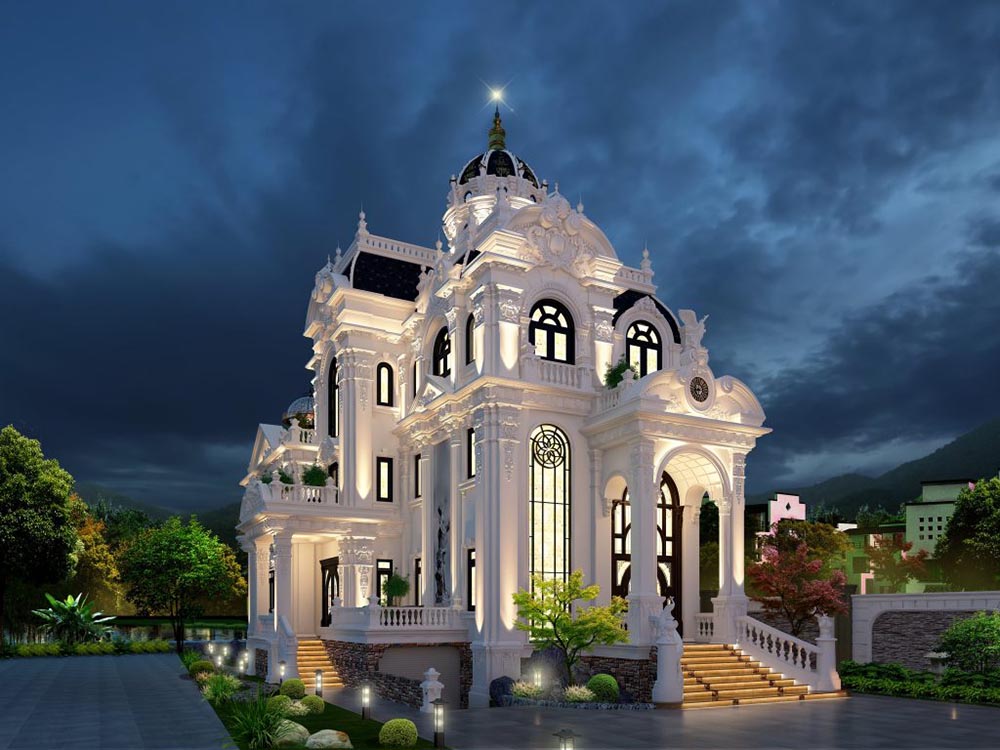 Bộ sưu tập mẫu thiết kế biệt thự lâu đài vạn người mê