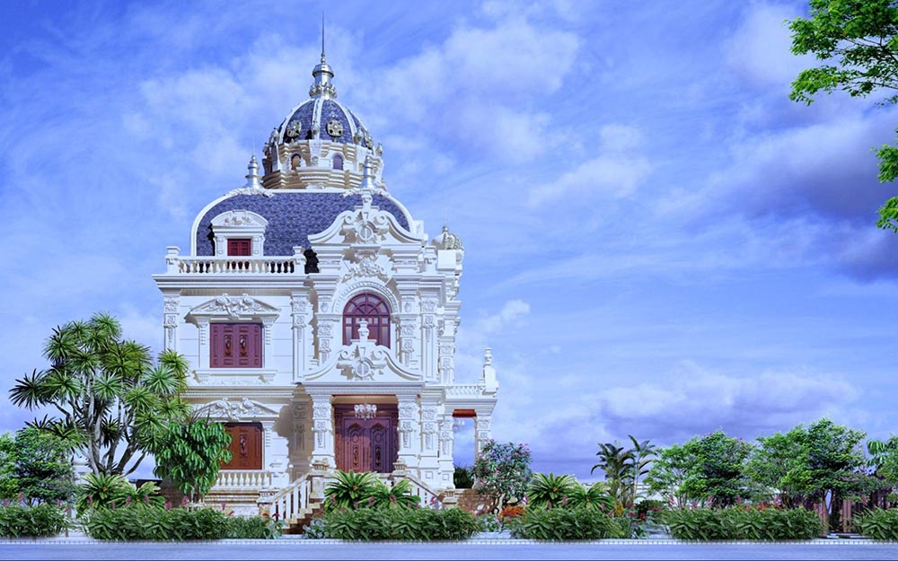 Bộ sưu tập mẫu thiết kế biệt thự lâu đài vạn người mê