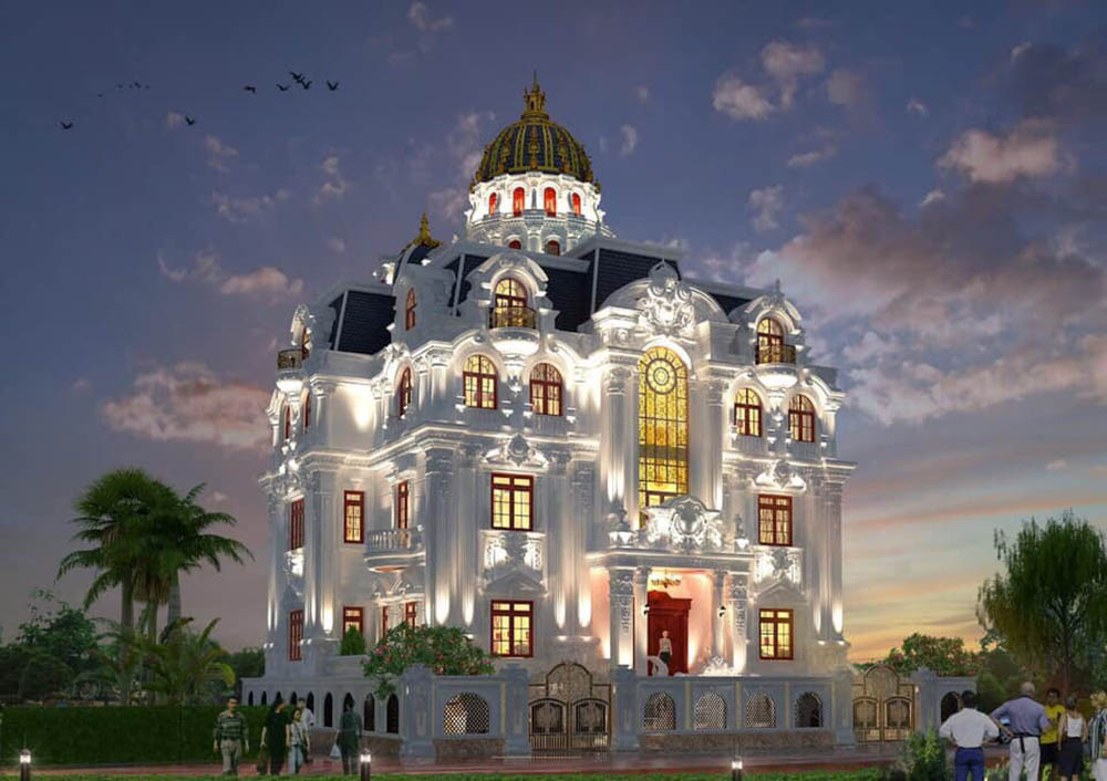 Bộ sưu tập mẫu thiết kế biệt thự lâu đài vạn người mê