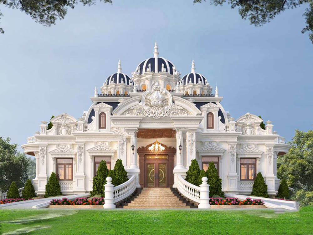 Bộ sưu tập mẫu thiết kế biệt thự lâu đài vạn người mê