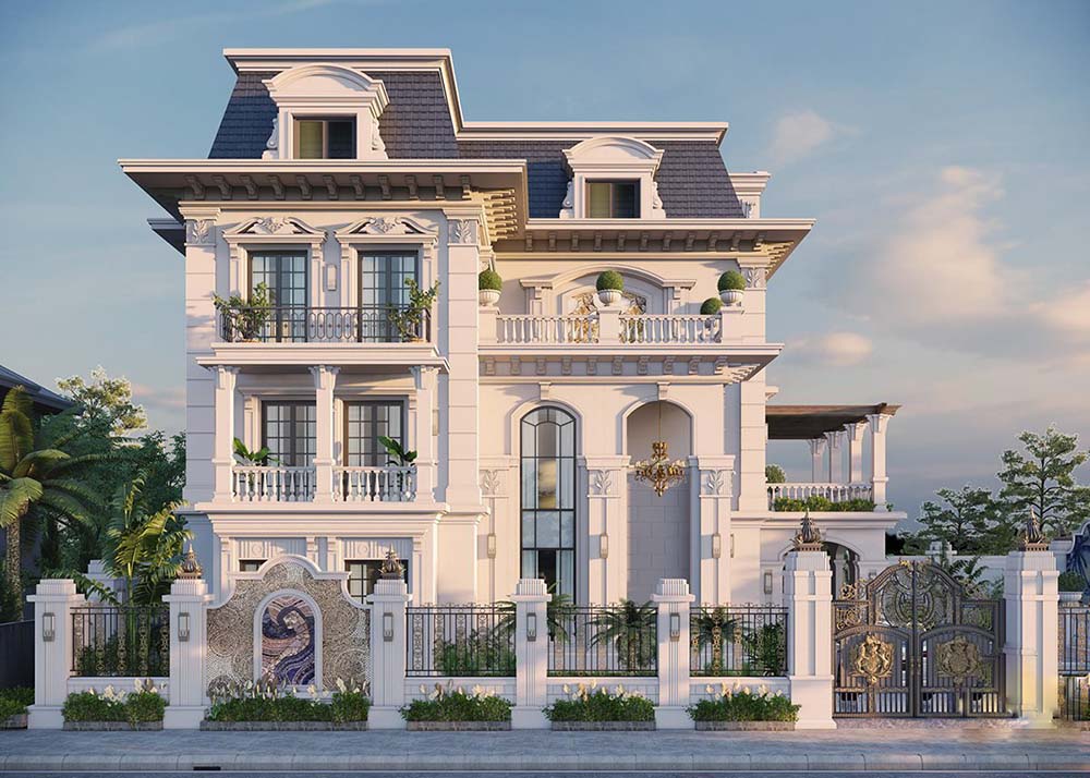 Dự án thiết kế biệt thự tân cổ điển