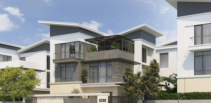 Dự án thiết kế biệt thự 3 tầng khu biệt thự Waterfont City