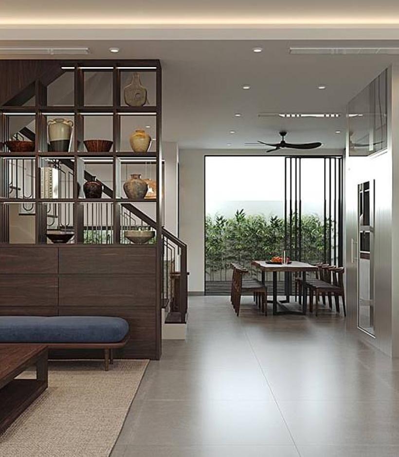 Thiết kế nội thất biệt thự Vinhomes hiện đại